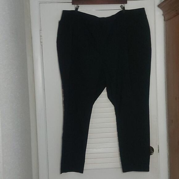 ASOS Curve Black Pants 24 NEW Corporate Siren Casual Academia Classic Minimalist - Picture 1 of 15